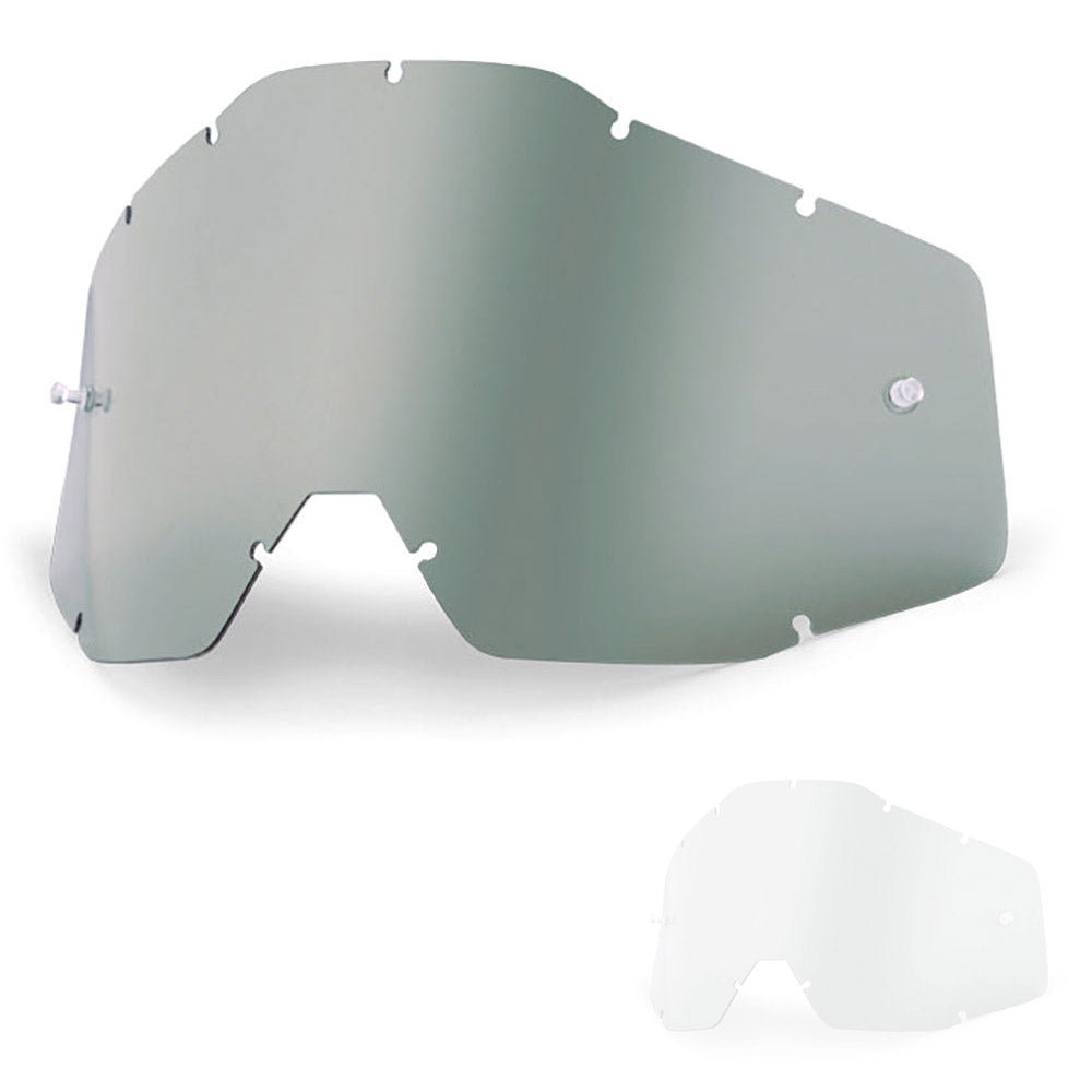 100% gen 1 anti fog clear lens (smoke) - replacement lens | clear