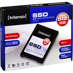 Ssd intenso 3812450 512 gb zwart