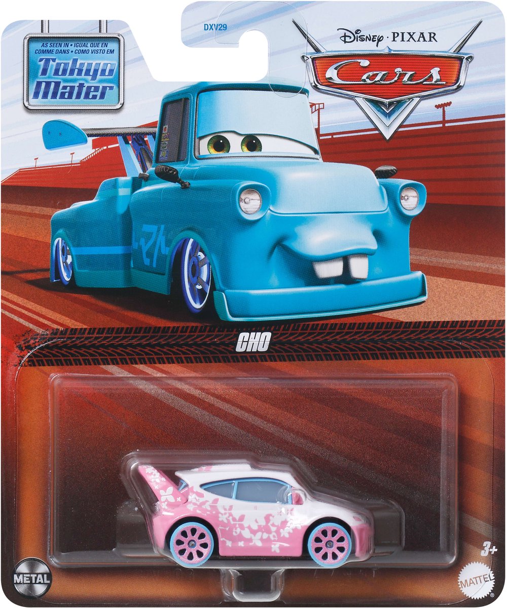Disney pixar cars jdl80, auto, 3 jaar, metaal, roze, wit