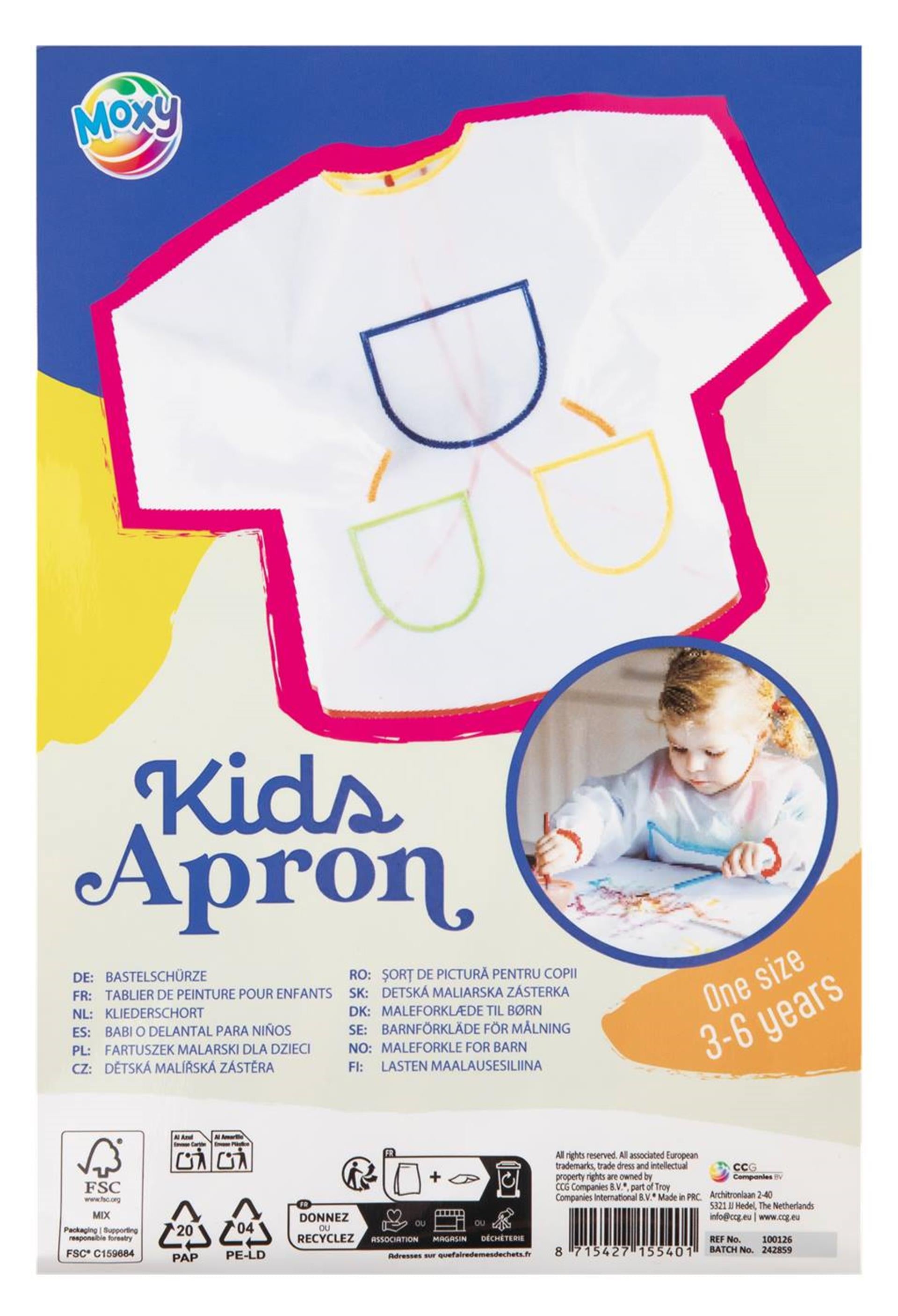 Moxy kinderschort one size, 3-8 jaar