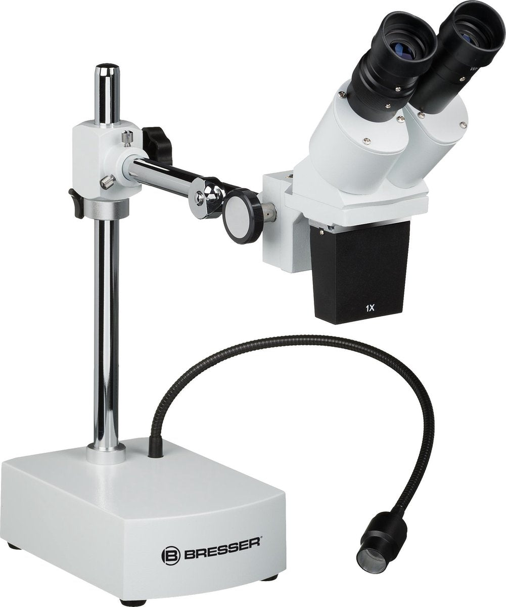 Bresser microscoop - biorit cs stereo 10x vergroting- geschikt voor grotere objecten