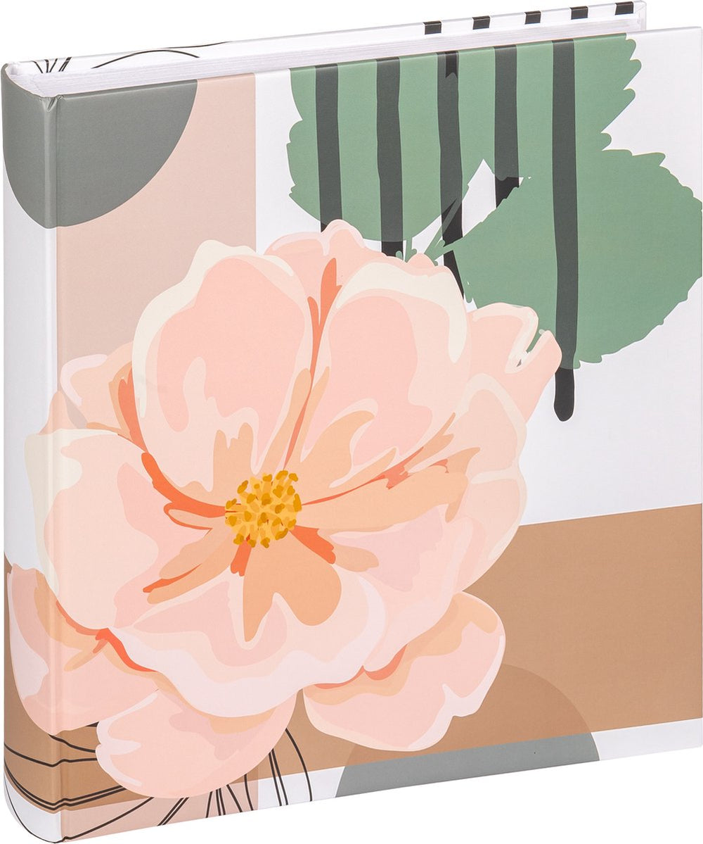 Walther fa-297-1 variety floral - design album - formaat 30 x 30 cm - gebloemd roze