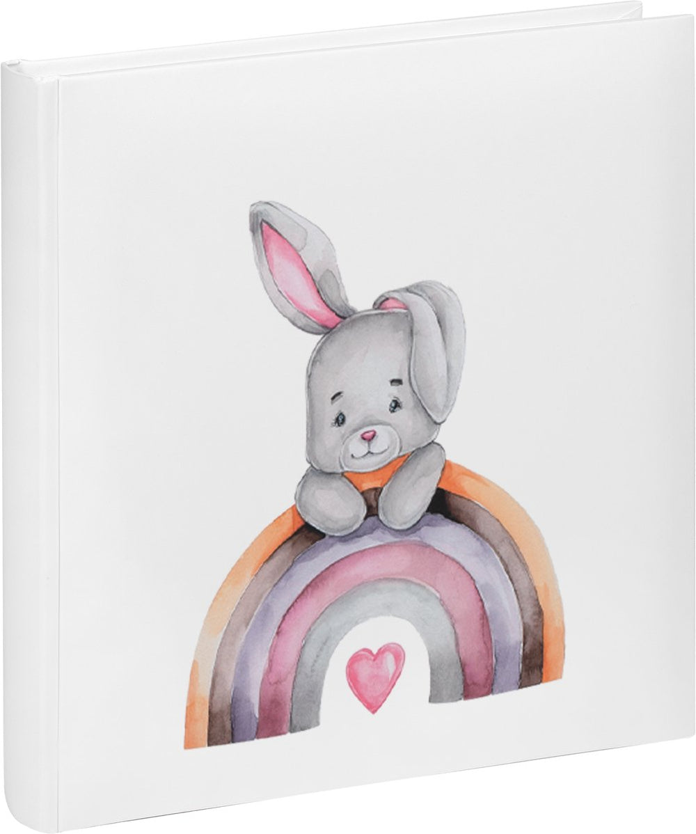 Walther fa-311 baby album - bunny malin - formaat 26 x 25 cm - voor 100 foto's 10 x 15 cm - wit