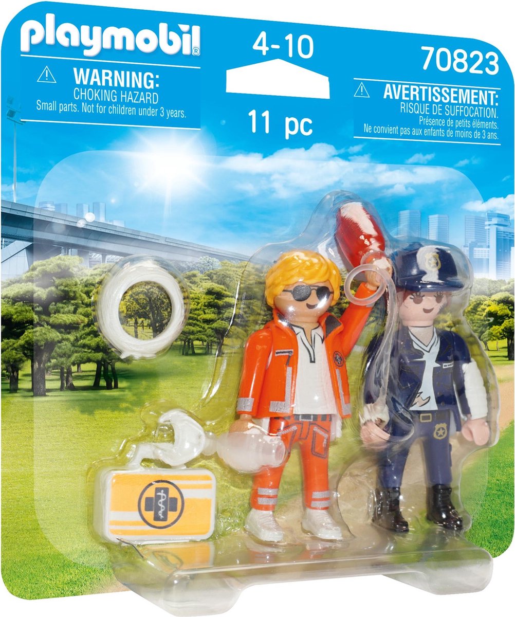Playmobil City Life Duopack Spoedarts en Politieagente - 70823