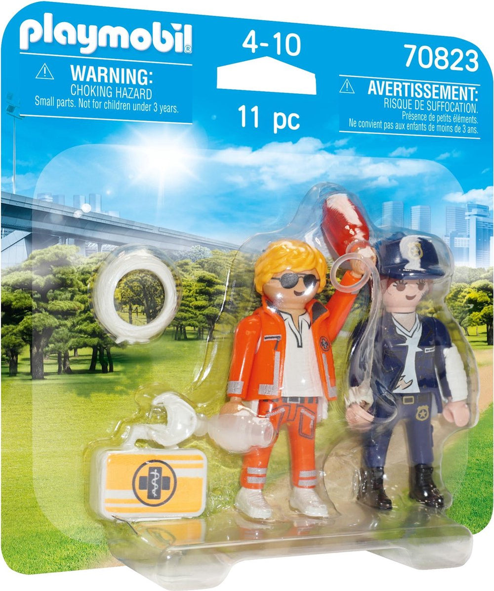 Playmobil City Life Duopack Spoedarts en Politieagente - 70823