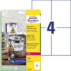 Avery weerbestendige labels