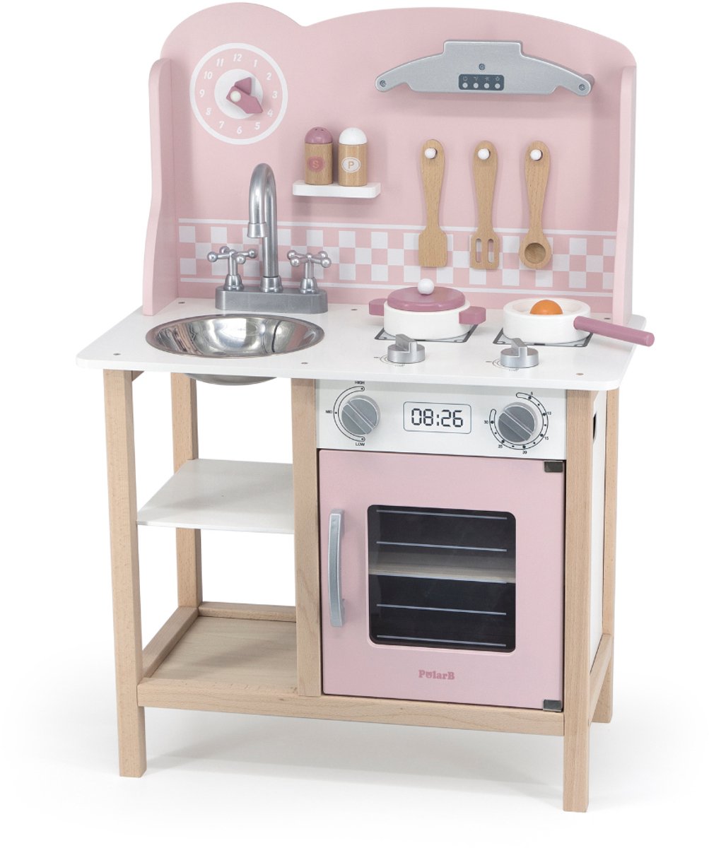 Polarb ® houten speelkeuken - roze