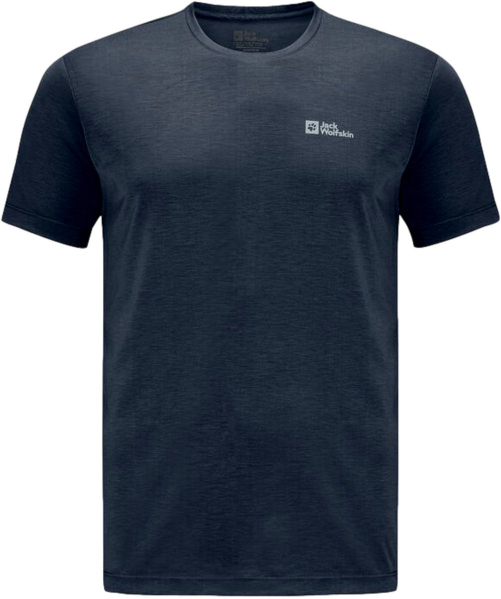 Jack wolfskin vonnan s s t m heren t-shirt-midnight sky