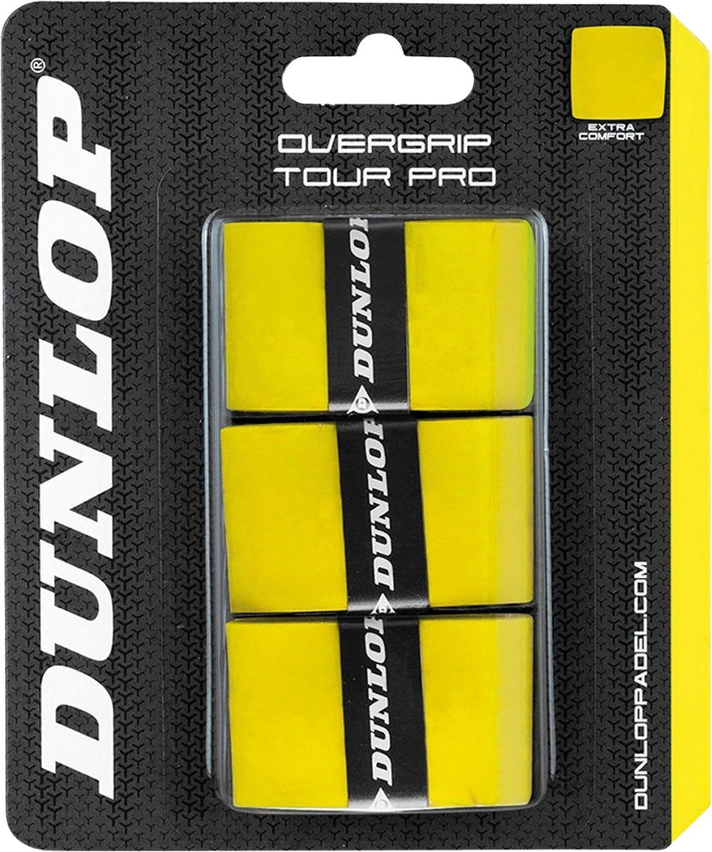 Dunlop - tour pro- ogrip- yellow- 3stuks