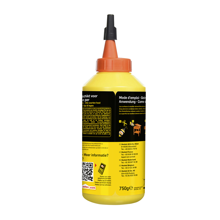 Pattex houtlijm express 750 g | sneldrogende houtlijm voor alle klussen | houtlijmen voor sterke hechting.
