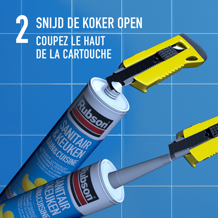 Rubson 1065996 - easy sealing sanitair keuken 280ml | 12 stuks