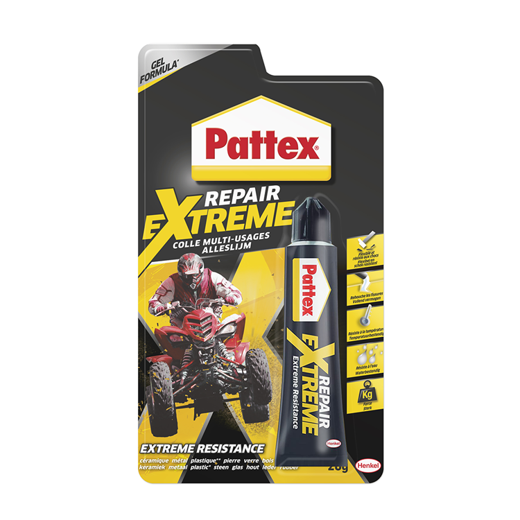 Pattex repair extreme 20 g | extreem sterke secondelijm | voor snelle reparaties | multi-inzetbaar | alleslijm