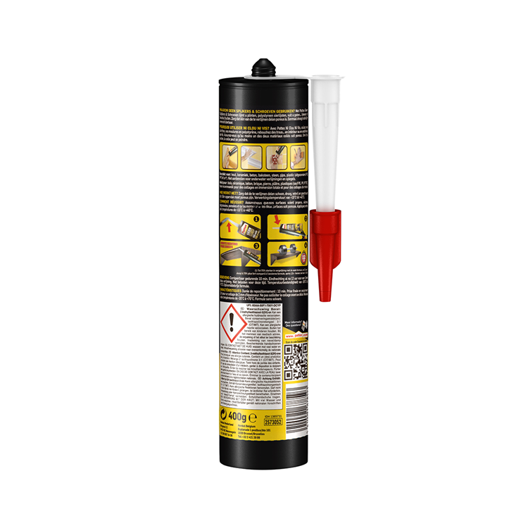 Pattex montagekit 400 gr | montagekit geschikt voor binnen buiten | universeel gebruik| extreem sterk montagekit