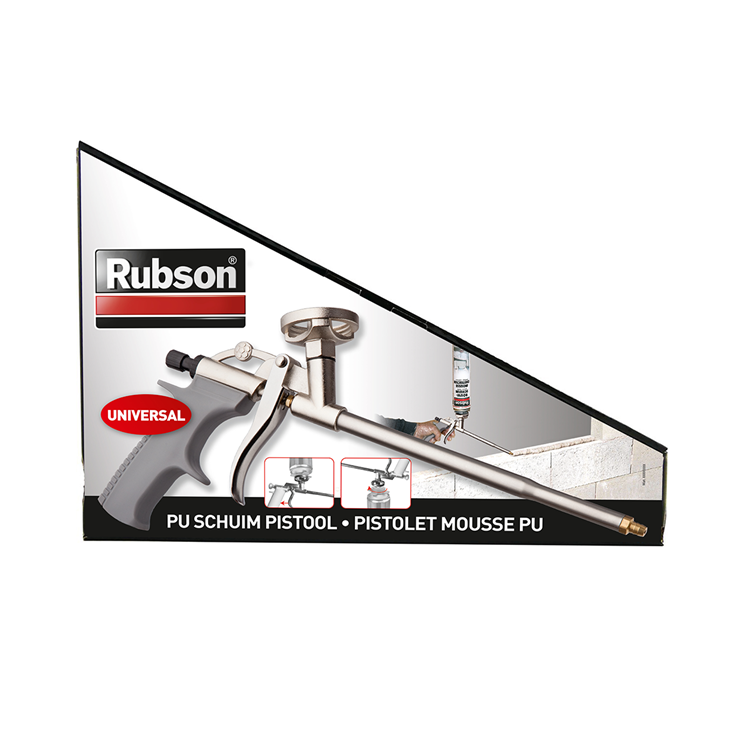 Rubson pu schuim pistool 1 st | pur-schuim pistool | pu pistool voor pur isolatie | pur isolatie pistool voor makkelijk gebruik | hoge precisie pu schuim doseringen!
