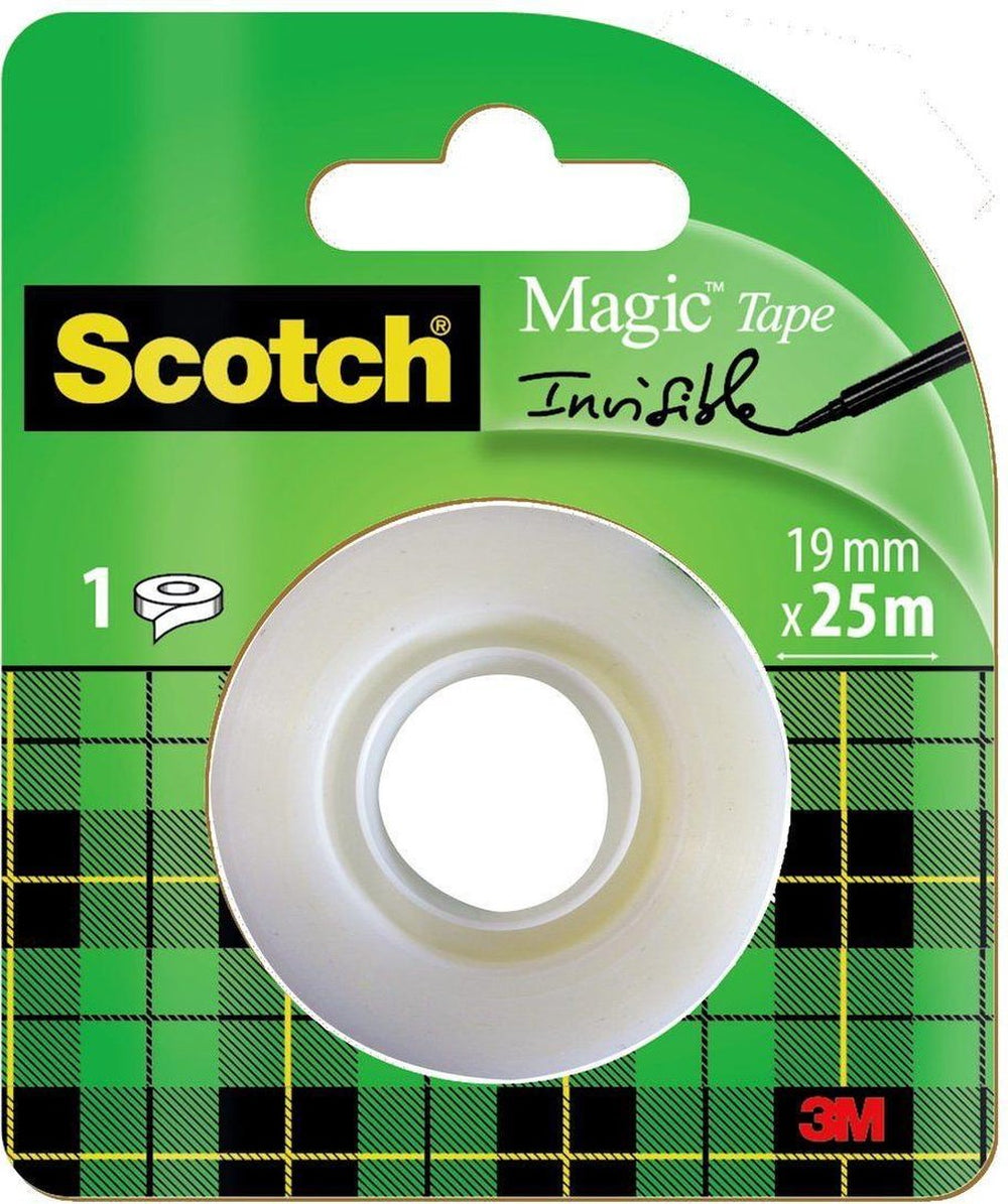 Scotch ft-5100-4921-4 8-1925r plakband magic 810 transparant (l x b) 25 m x 19 mm 1 stuk(s)