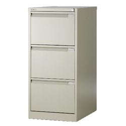 Archiefkast 3 laden cylinderslot 470x622x1016mm beige