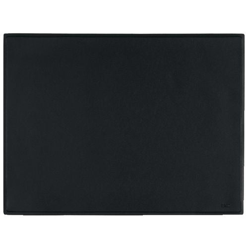 Bureau onderlegger helit the flat mat zwart pvc 40 x 53 cm