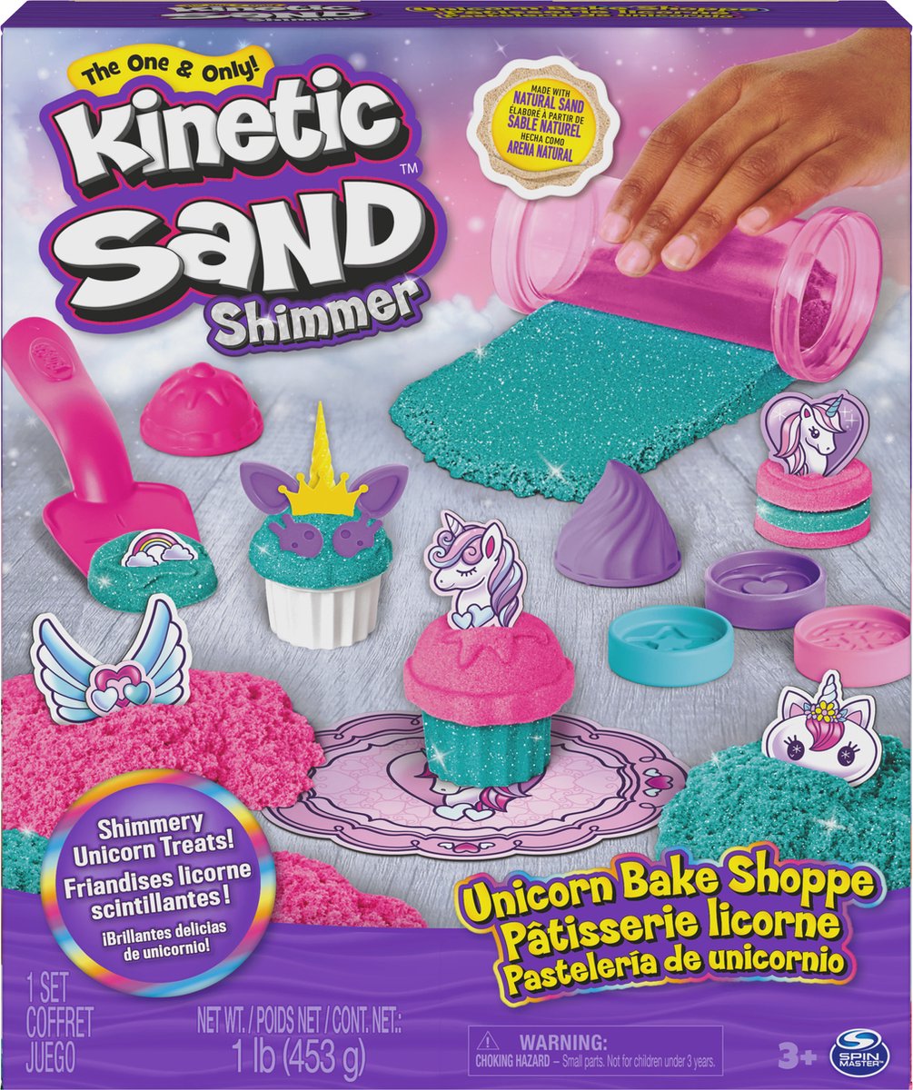 Spinmaster kinetische zand eenhoorn bakkerij