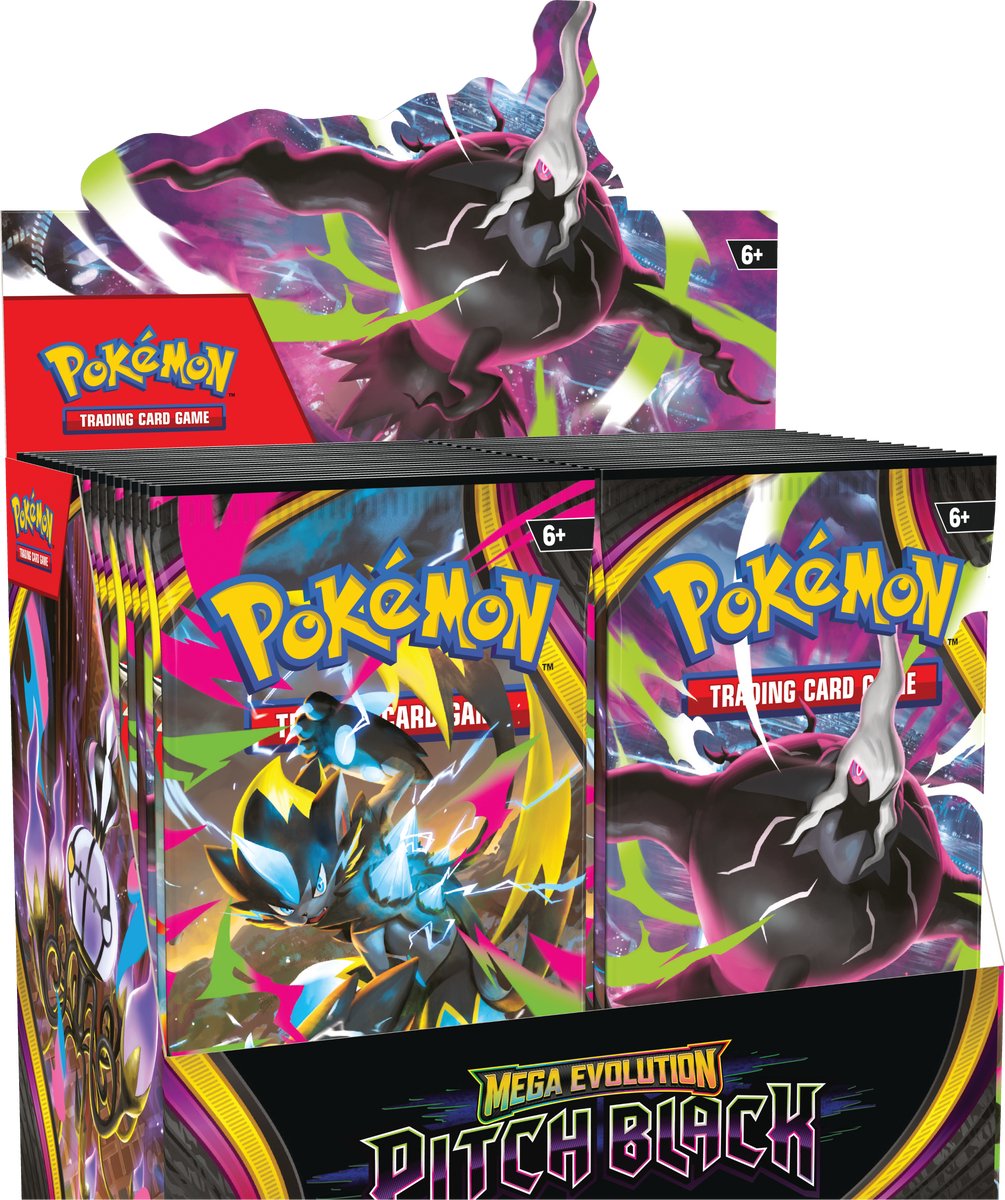 Pokémon tcg: pitch black - booster box - 36 boosters