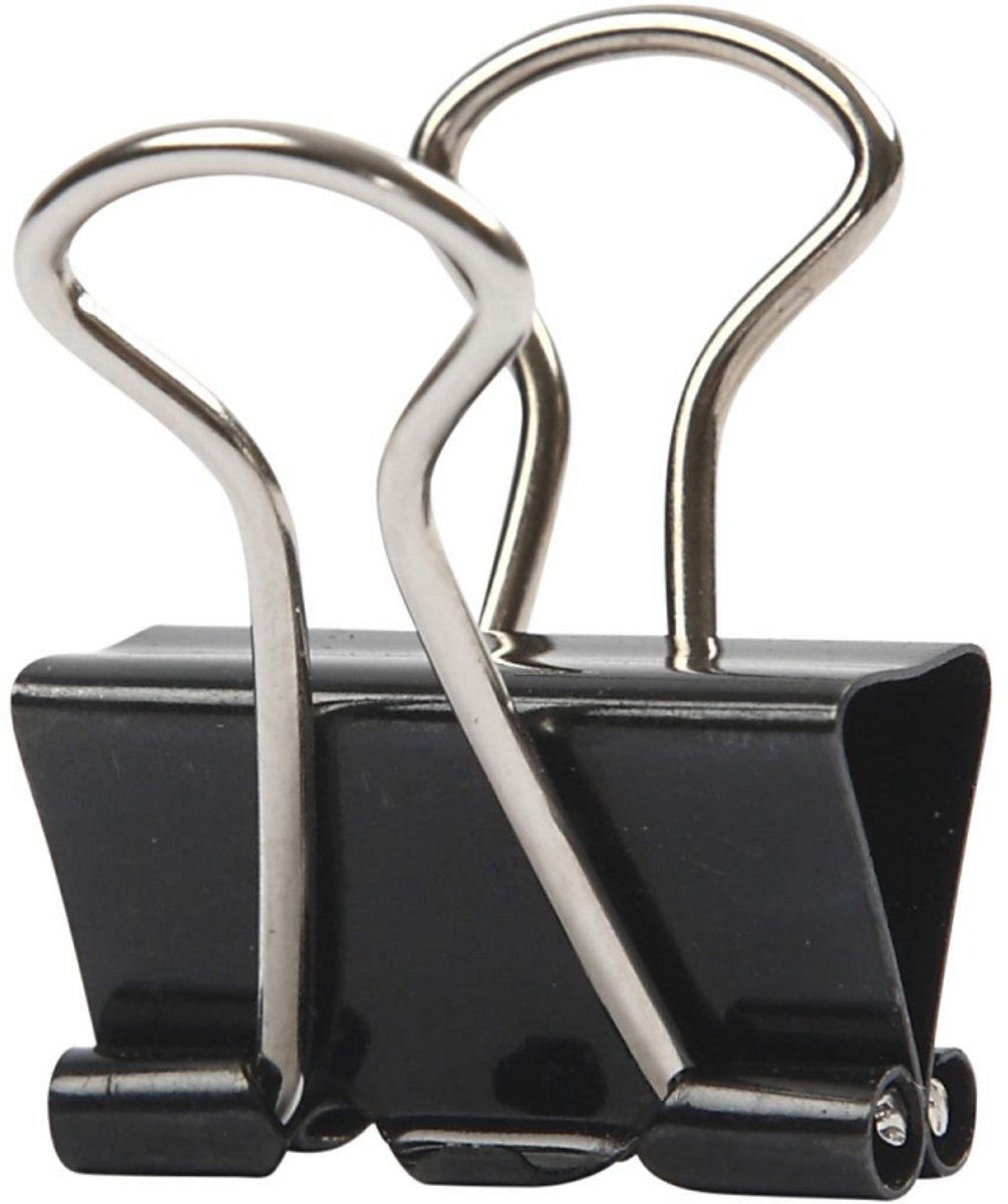 Creativ company foldback clips 19mm zwart 40 stuks