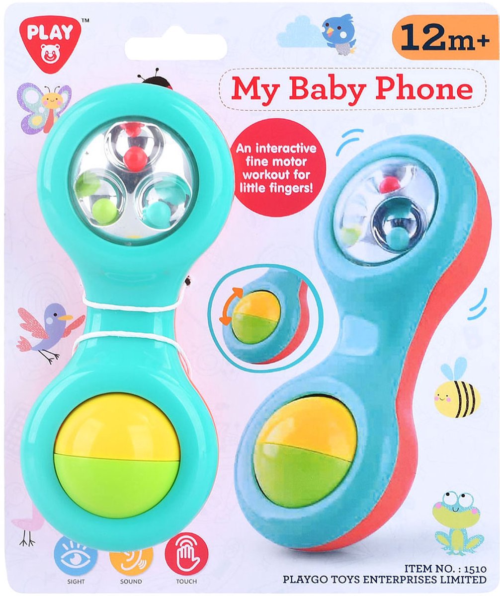 Speel mijn babytelefoon met bewegende balletjes