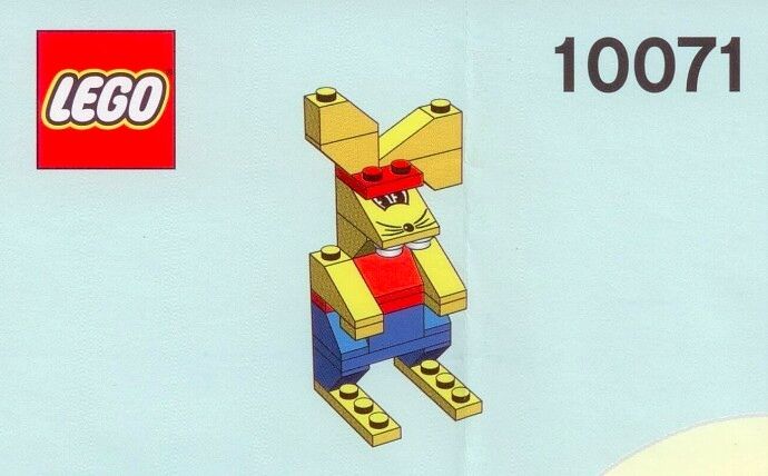 Lego - 10071 meneer paashaas unieke bouwset
