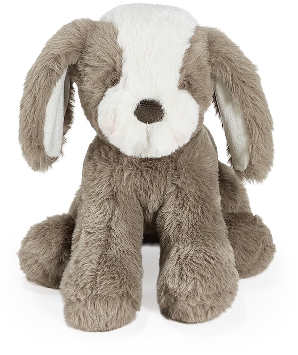 Bunnies by the bay knuffel hond - knuffeldier - geborduurde details - 31 cm - toffee