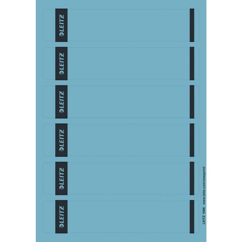 Ordnerrugetiketten leitz blauw 150 stuks papier