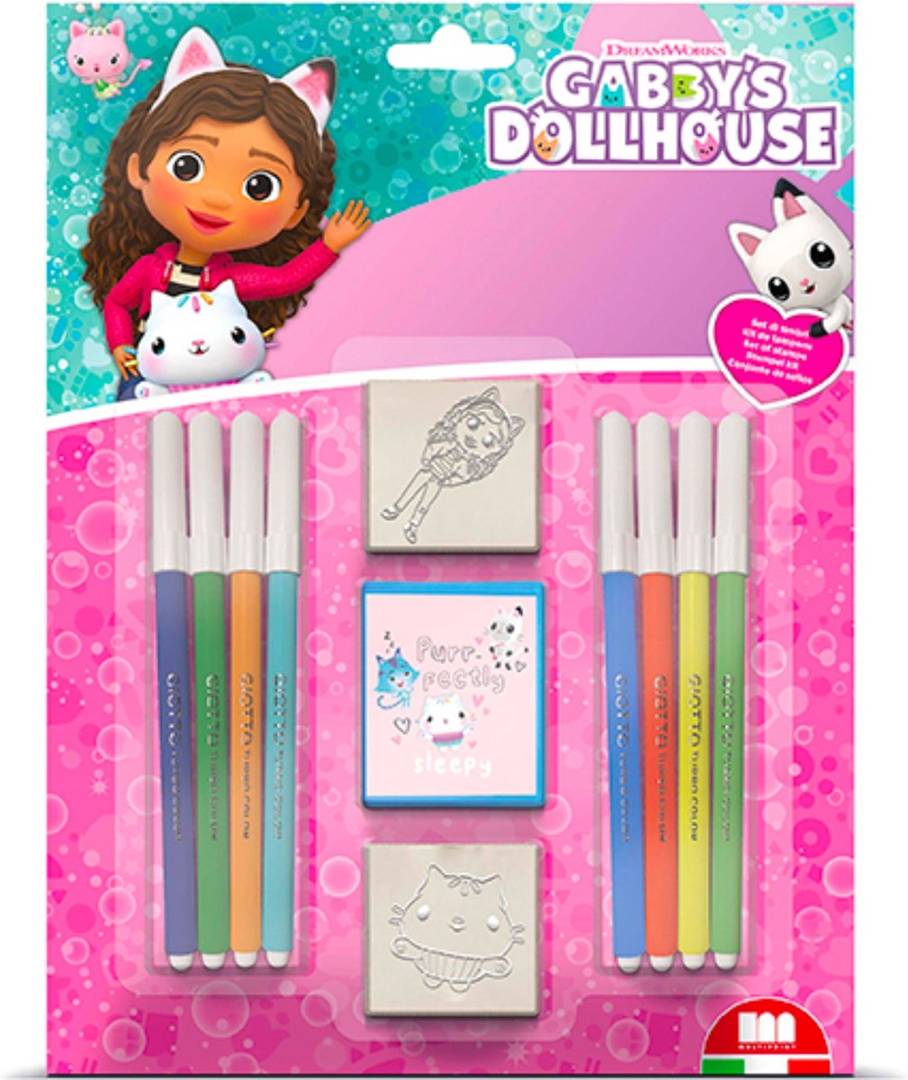 Gabby's Dollhouse stamp set, 11pc.