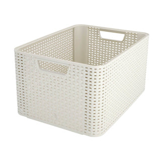 Curver style opbergmand maat l 30 l wit