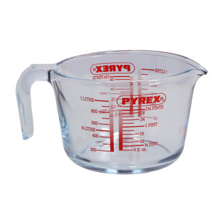 Pyrex prepstore klassieke maatbeker 1,0l glas