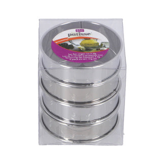 Patisse flanringen RVS 4 stuks