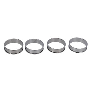 Patisse flanringen RVS 4 stuks