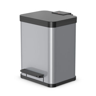 Hailo öko duo plus pedaalemmer 2x9l metallic grijs