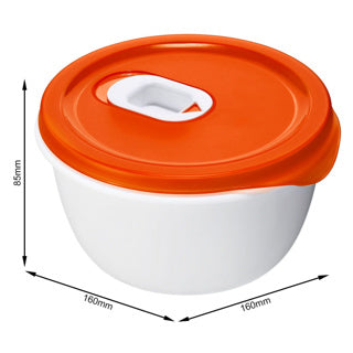 Rotho magnetronschaal 0,8 l micro papaja rood