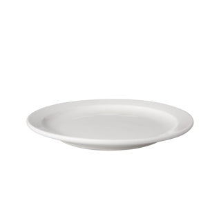 Bord 21 cm porselein wit