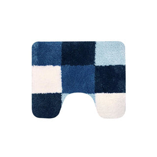 Dutch house brest toiletmat 60x50cm blauw