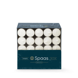 Spaas theelichten 6 uur 75 stuks | 2 stuks