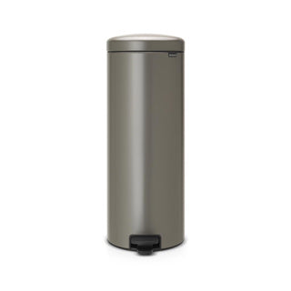 Brabantia pedaalemmer 30 liter met kunstof binnen emmer platina