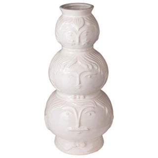 Gusta vaas met 3 gezichten 13,8 x 29,8 cm | 3 stuks