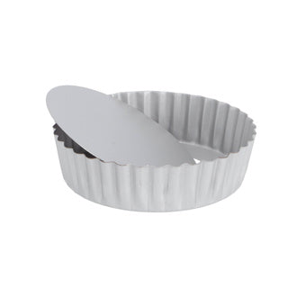 Patisse zilver-top quichevorm losse bodem hoge rand 15cm