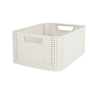 Curver style opbergmand maat m 18 l wit