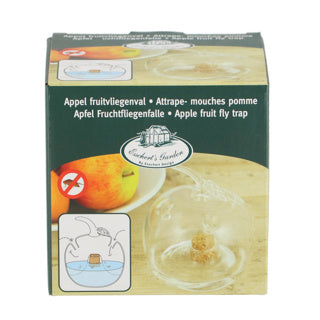 Esschert design essschert design fruitvliegenval appel 9,4x9,5 cm transparant