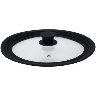 Alpina deksel 28 cm; glas met siliconen rand