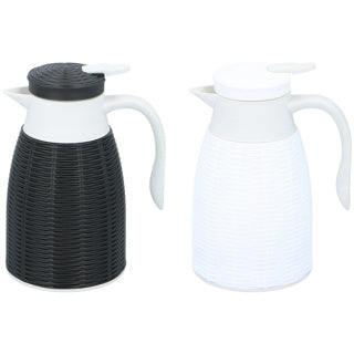 Alpina isoleerkan 1l 2 assorti zwart wit | 2 stuks