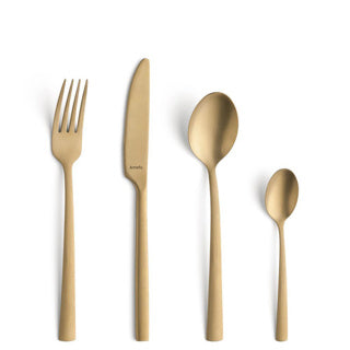 Amefa manille vintage bestekset 16-delig goud