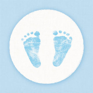 Ambiente servetten 25 cm baby stappen jongen fsc mix | 3 stuks