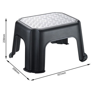 Rotho paso opstapje zilver zwart