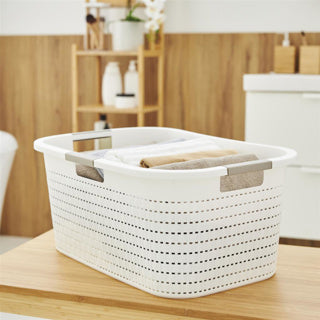 Rotho wasmand 40l land wit