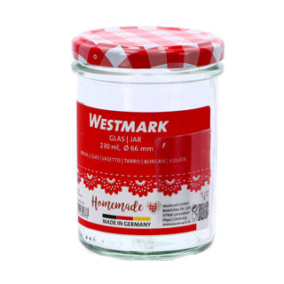 Westmark glazen jampot 230 ml 6.6 cm
